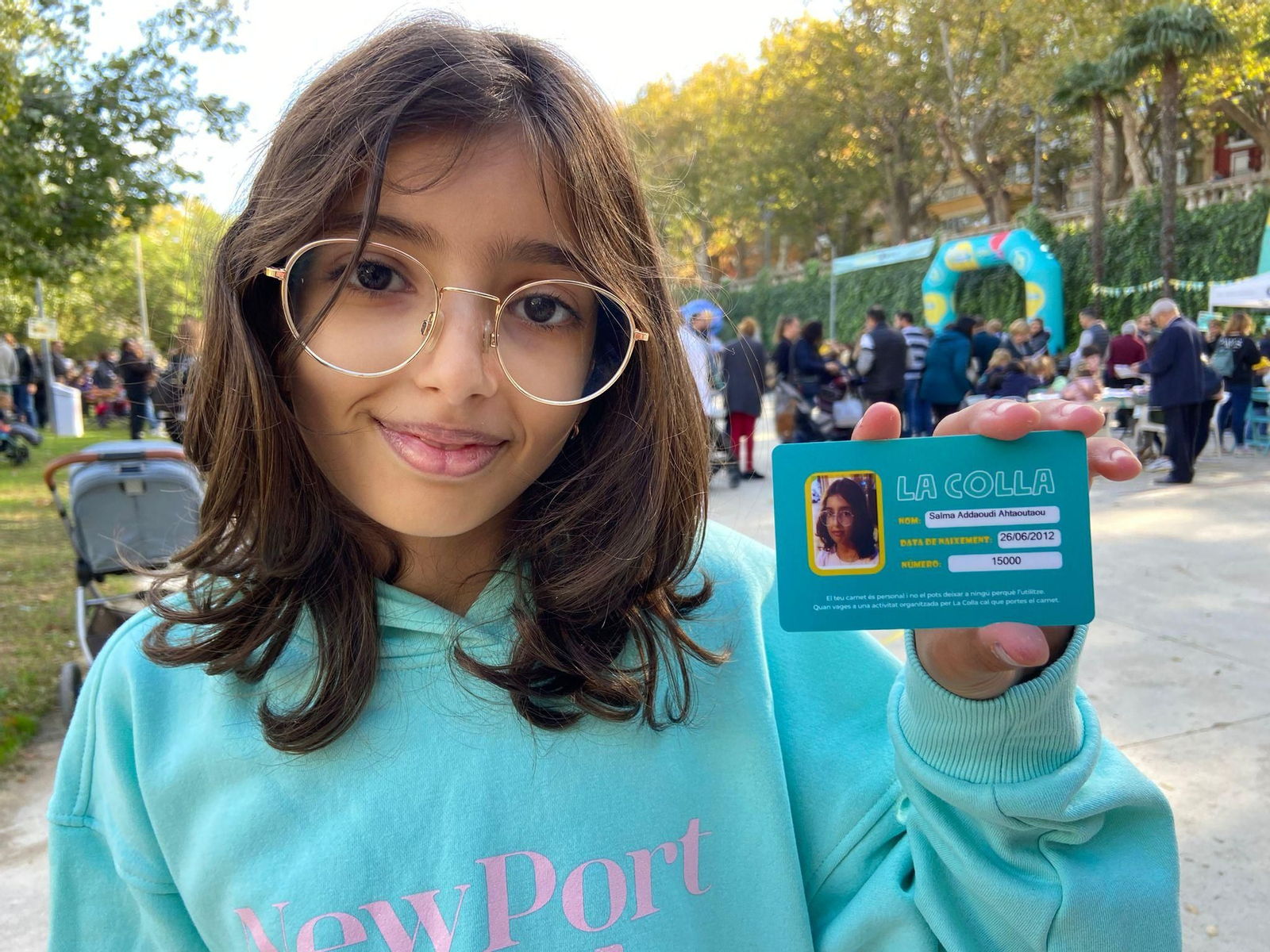 Salma Addaoudi Ahtaoutaou, membre 15.000 de La Colla