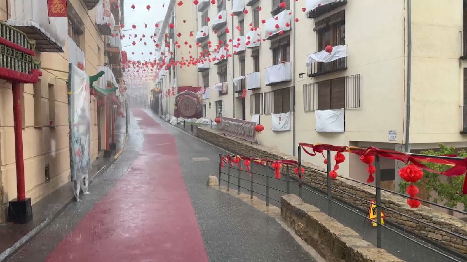 Xicoteta tempesta a Morella