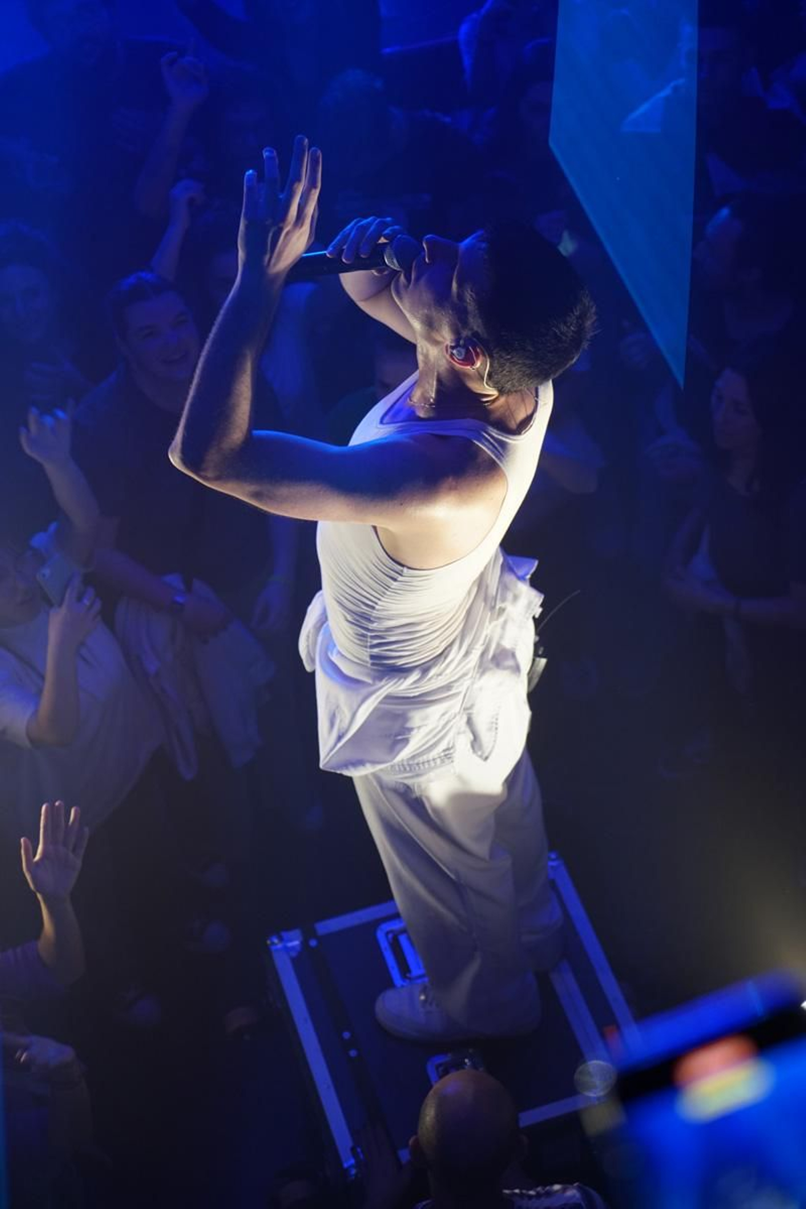 Moment del concert a València