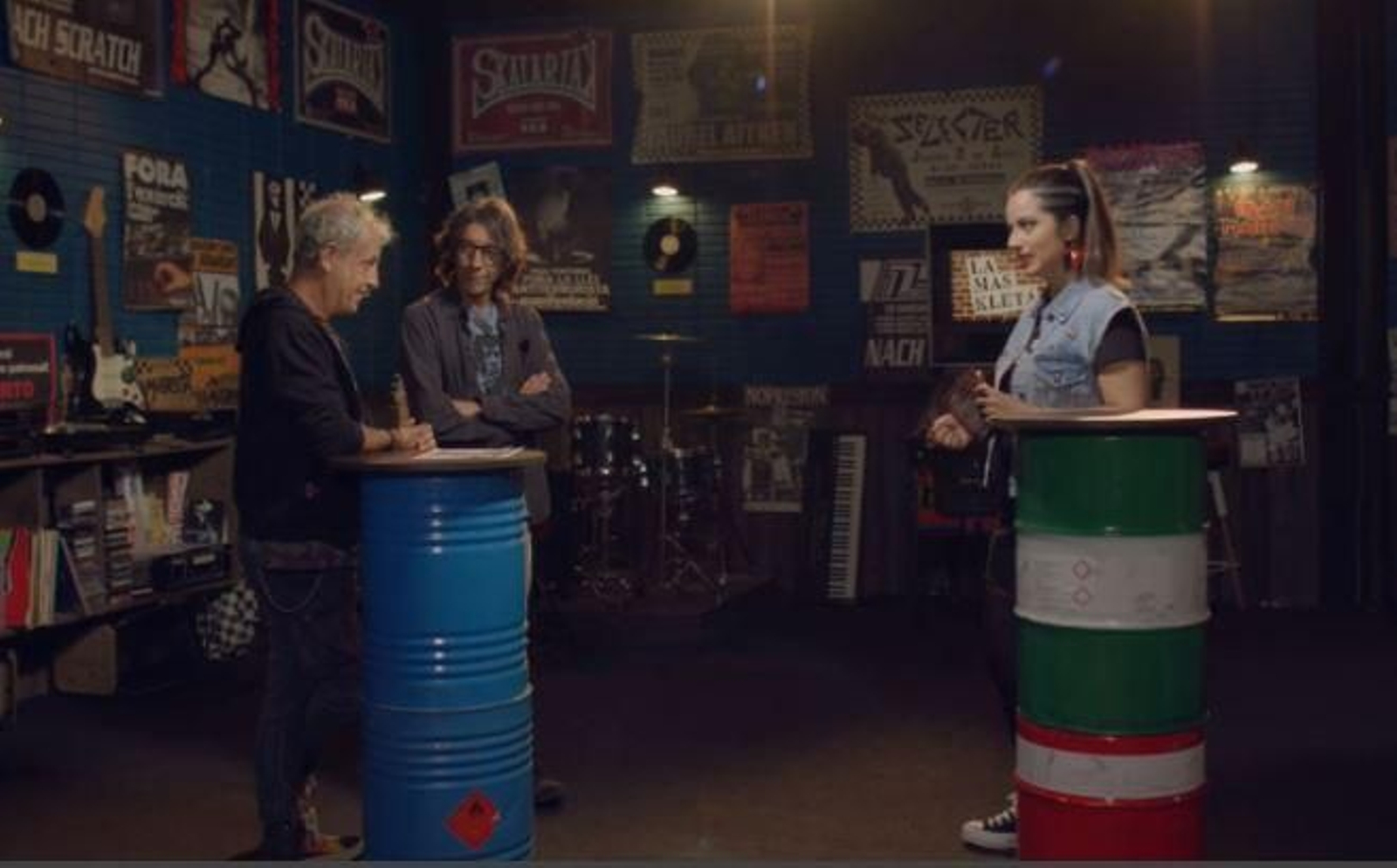 Un moment de l'entrevista a Pito Karkoma i Javi Chispes 