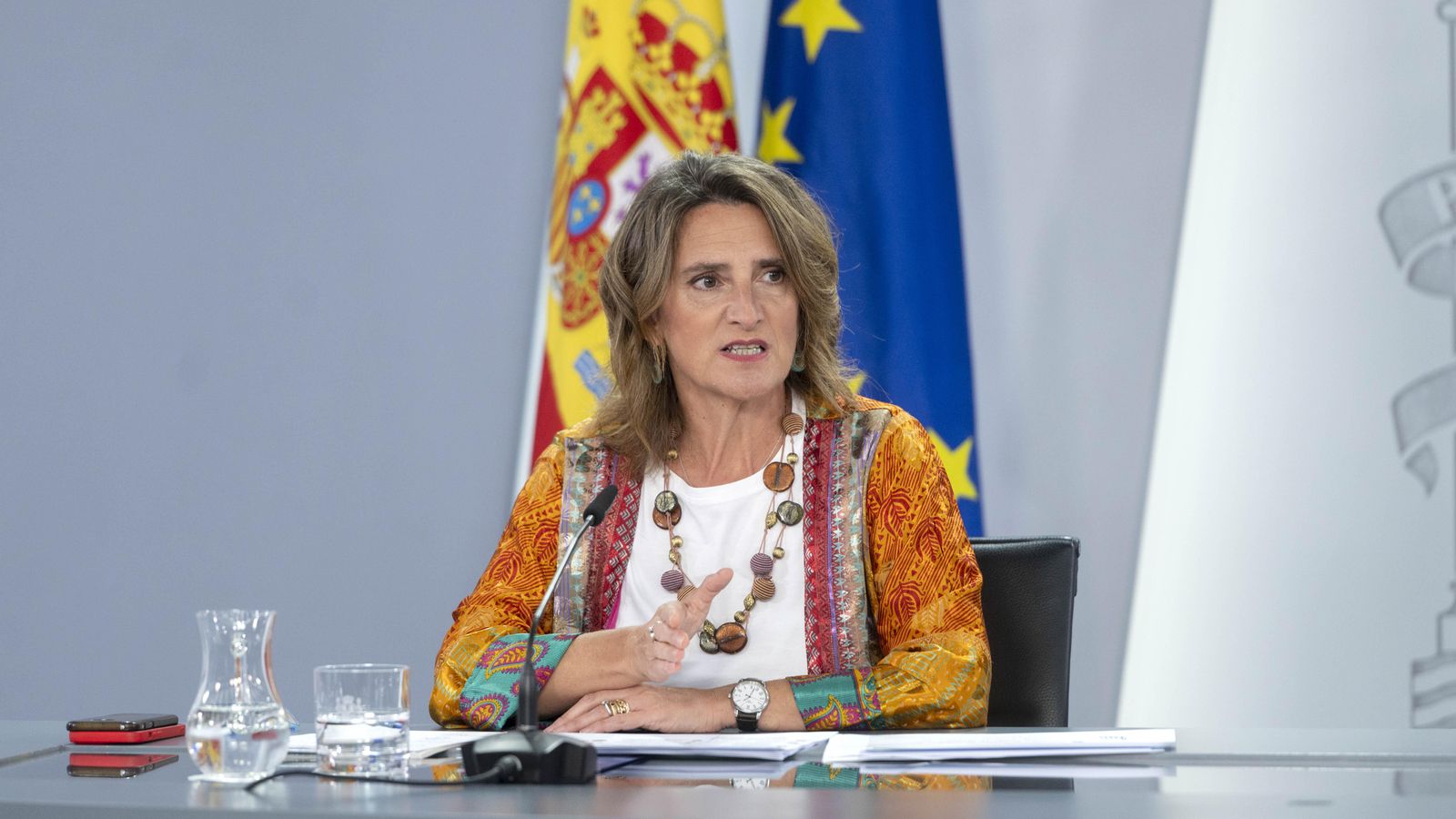 La vicepresidenta tercera i ministra per a la Transició Ecològica i el Repte Demogràfic, Teresa Ribera La vicepresidenta tercera i ministra per a la Transició Ecològica i el Repte Demogràfic, Teresa Ribera