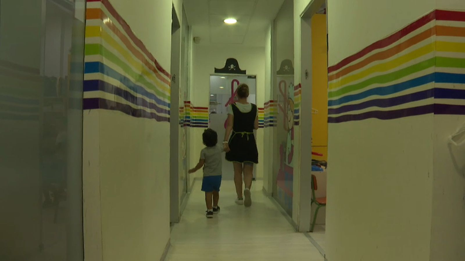 Una escoleta infantil, en una imatge d'arxiu