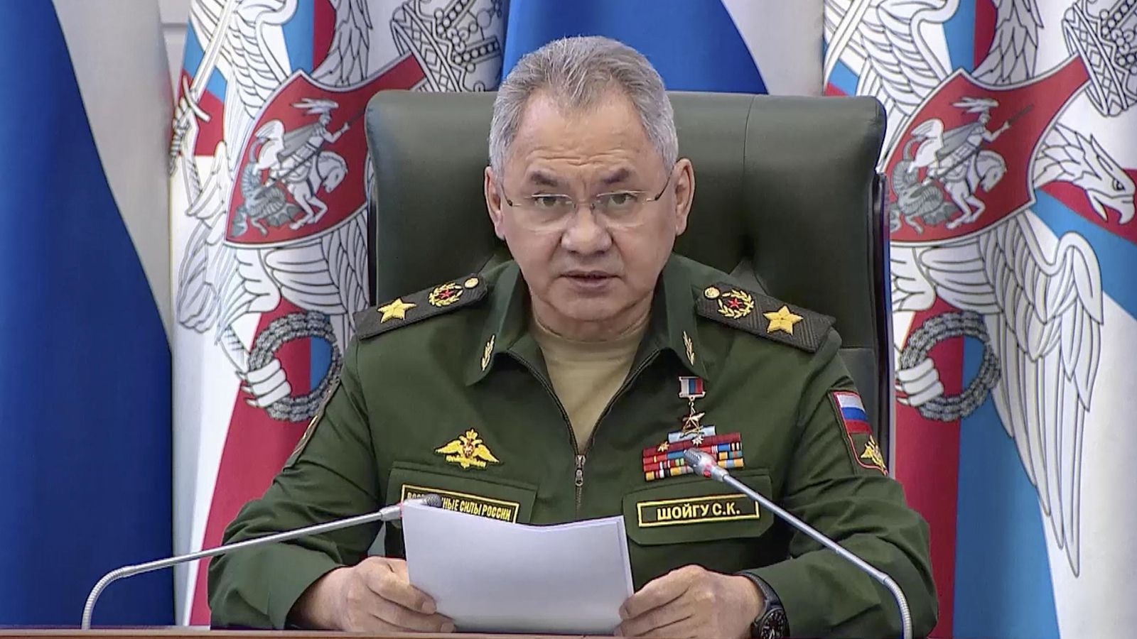 El general i Ministre de Defensa de Rússia, Serguei Shoigu, promet una dura resposta a les incursions transfrontereres d'Ucraïna