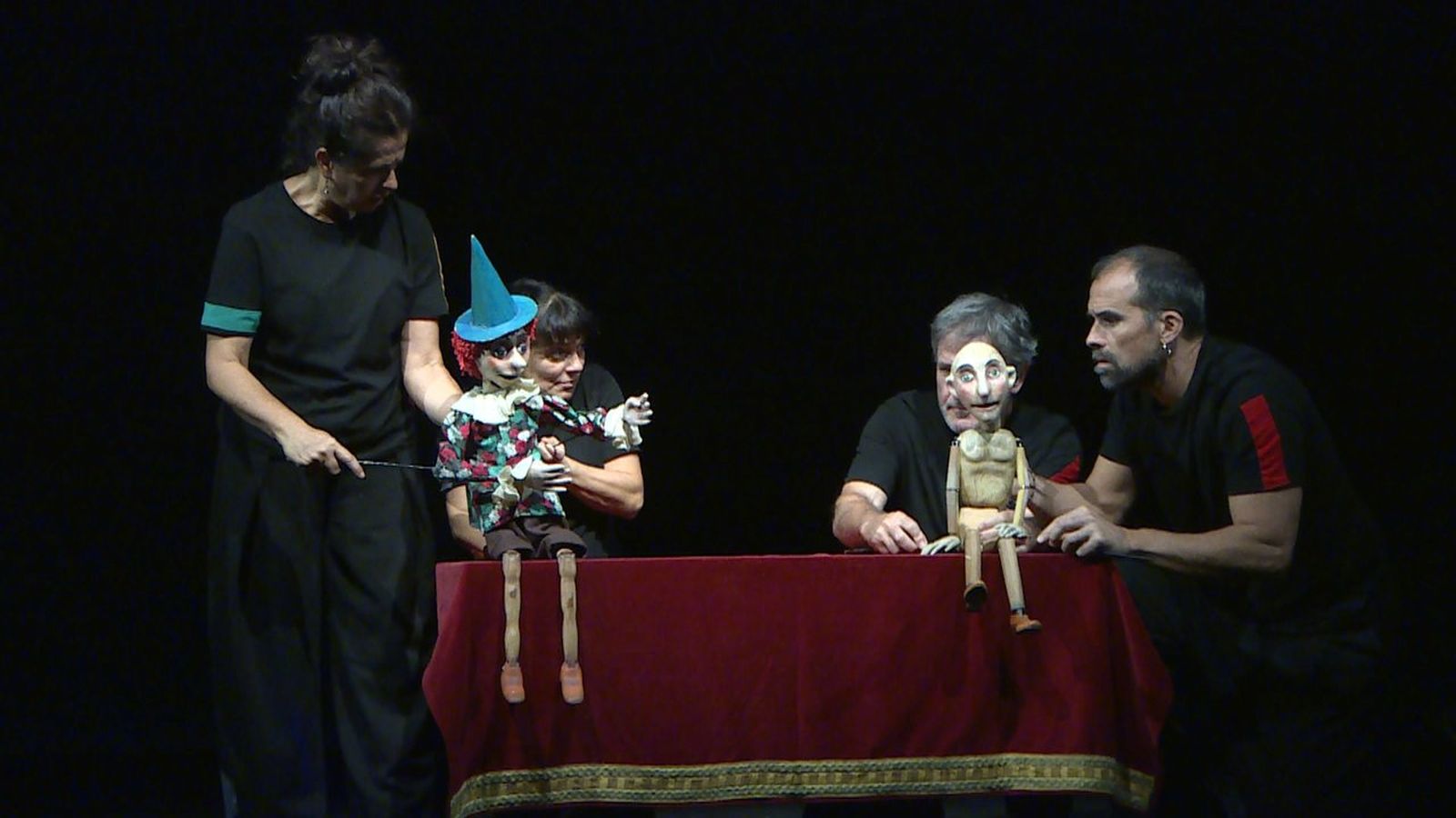 Assaig de l'últim espectacle de Bambalina Teatre