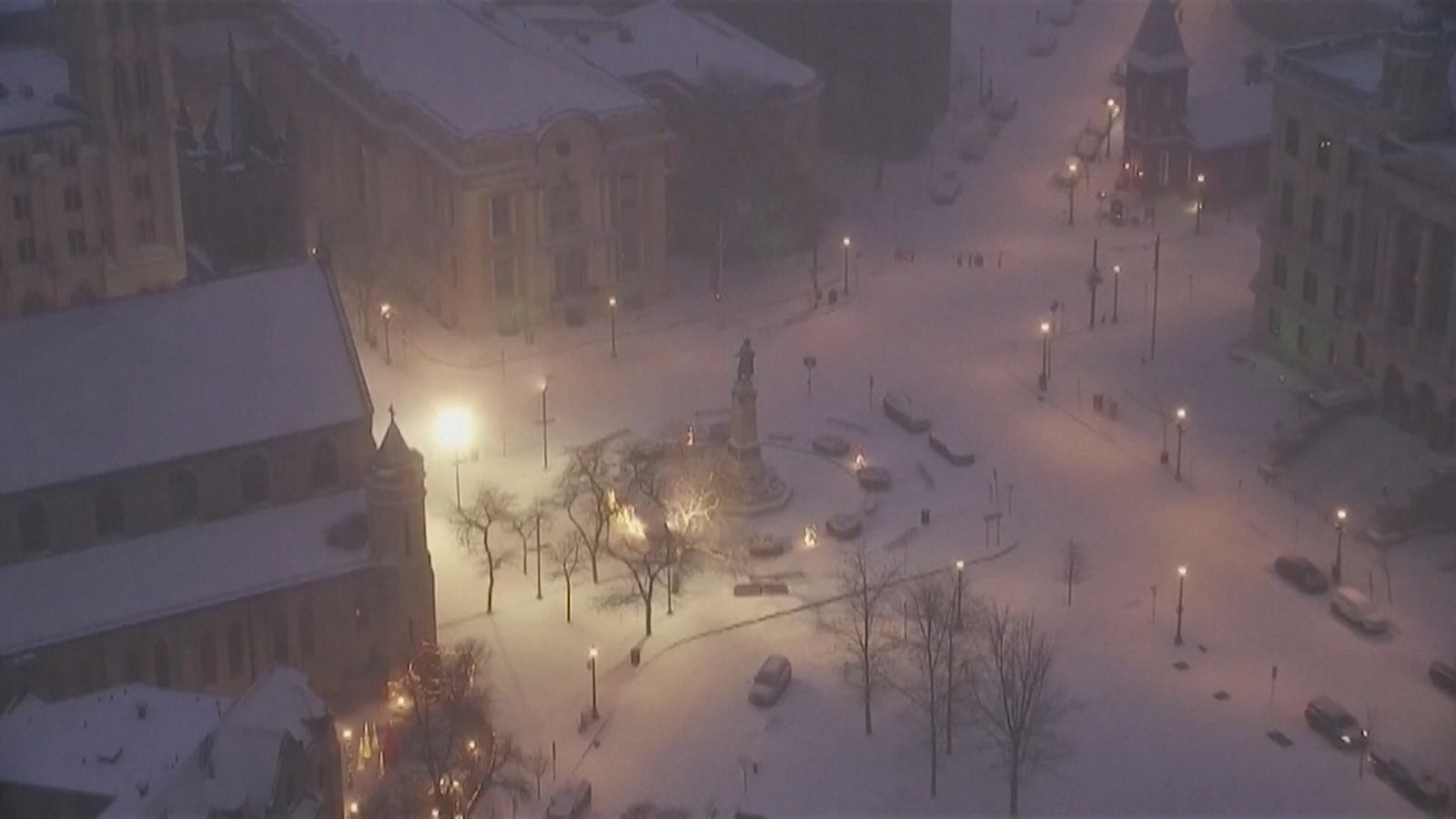 Imatge de la nevada a Nova York