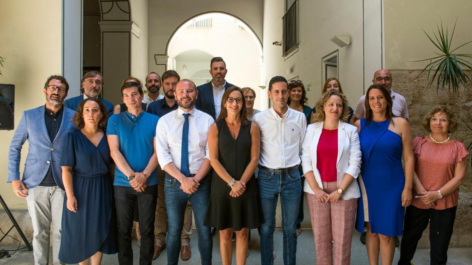 Imatge de la presentació de l'organigrama de la Diputació de València