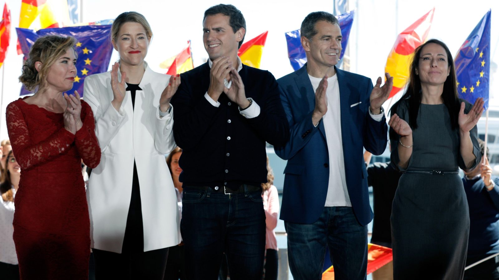 Albert Rivera i Toni Cantó, a l'acte de la Marina de València