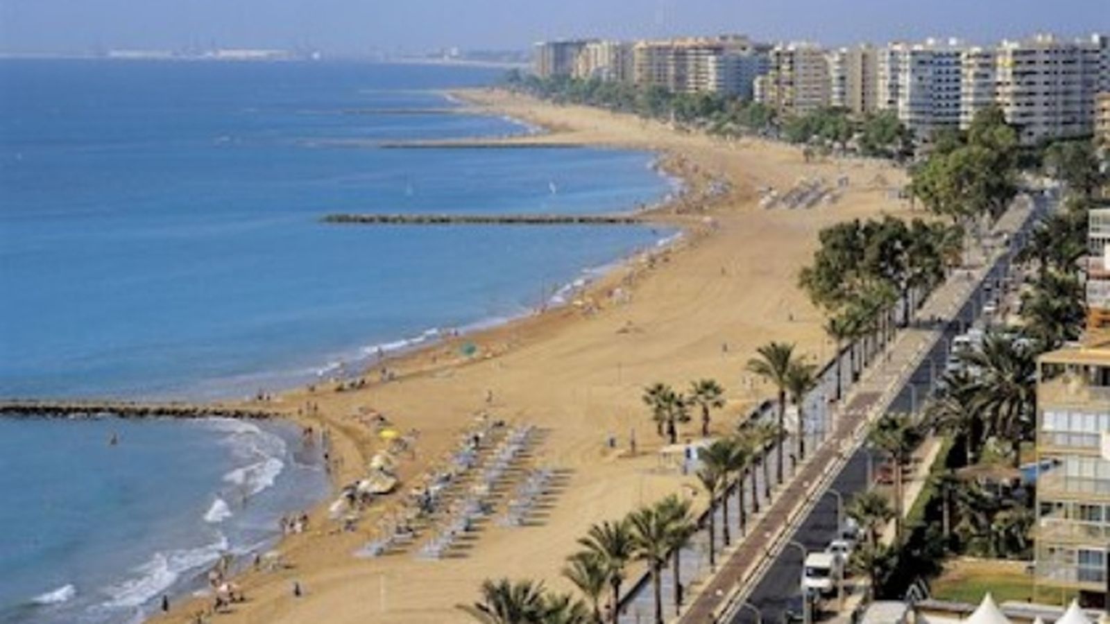 Vista aèria de la platja de Benicàssim