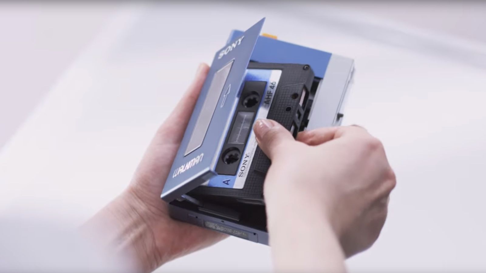 Un dels primers models de Walkman