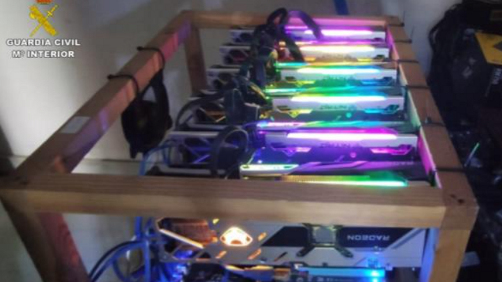 Granja de criptomonedes a Crevillent
