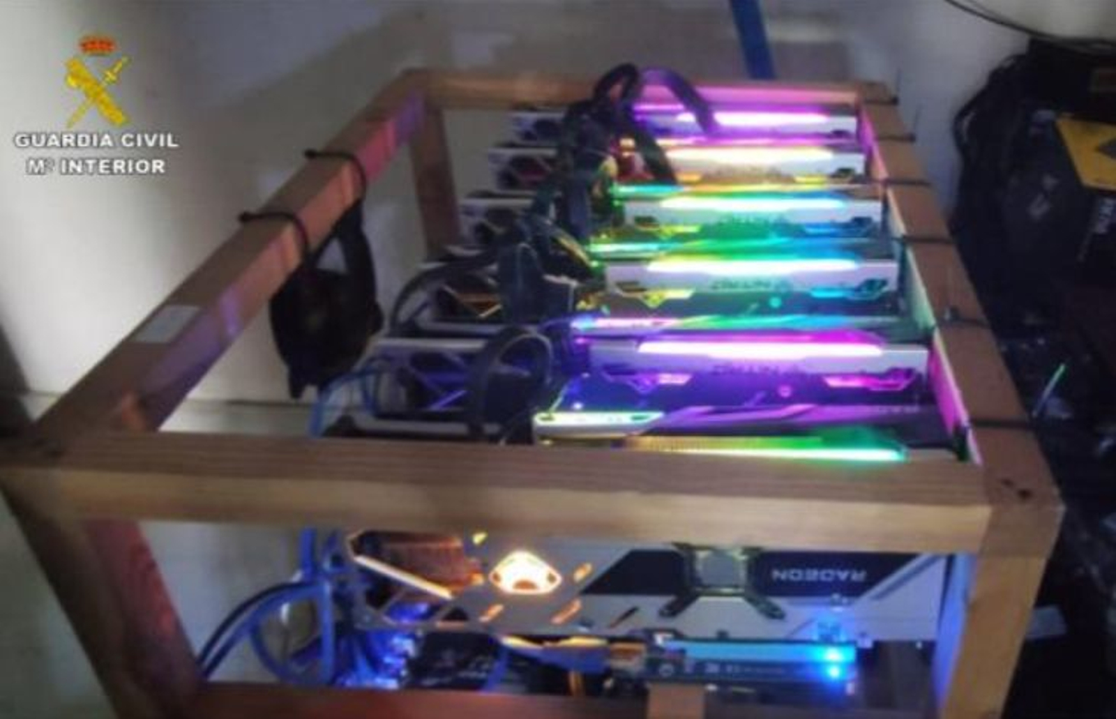 Granja de criptomonedes a Crevillent