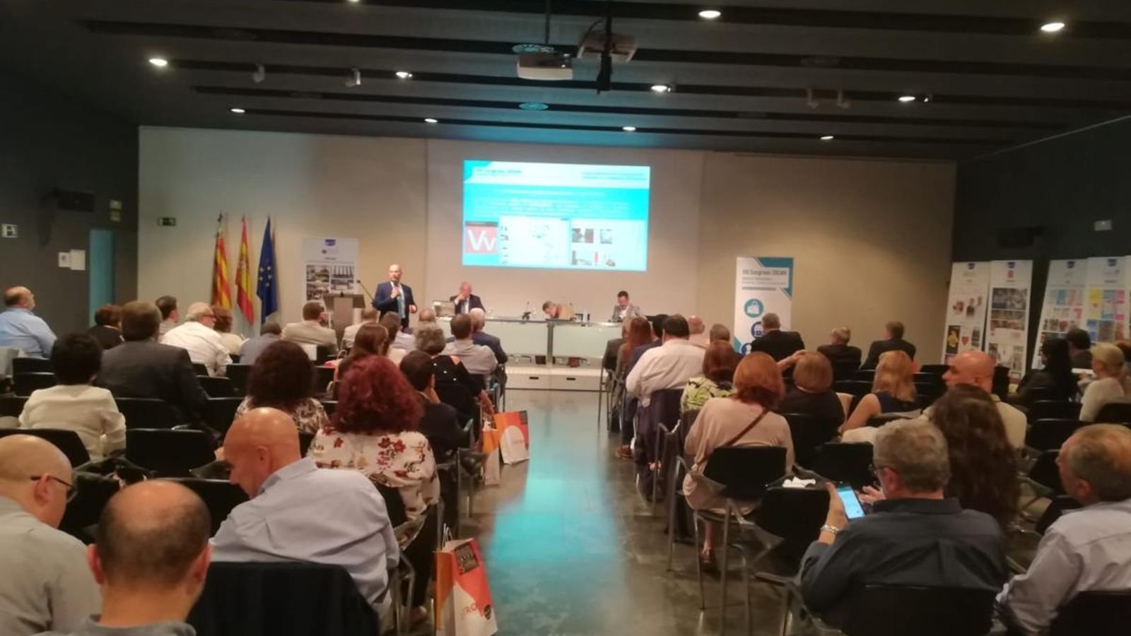 Confederació Espanyola de Centres Històrics. Peu de foto: Huitena edició del Congrés Internacional de Centres Històrics.