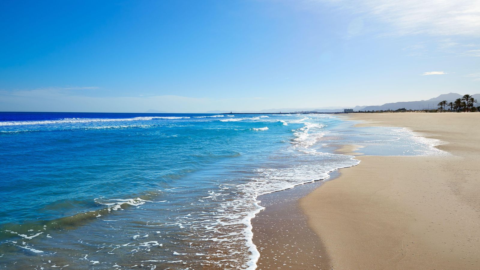 imatge d'arxiu de la platja de Sant Antoni, a Cullera