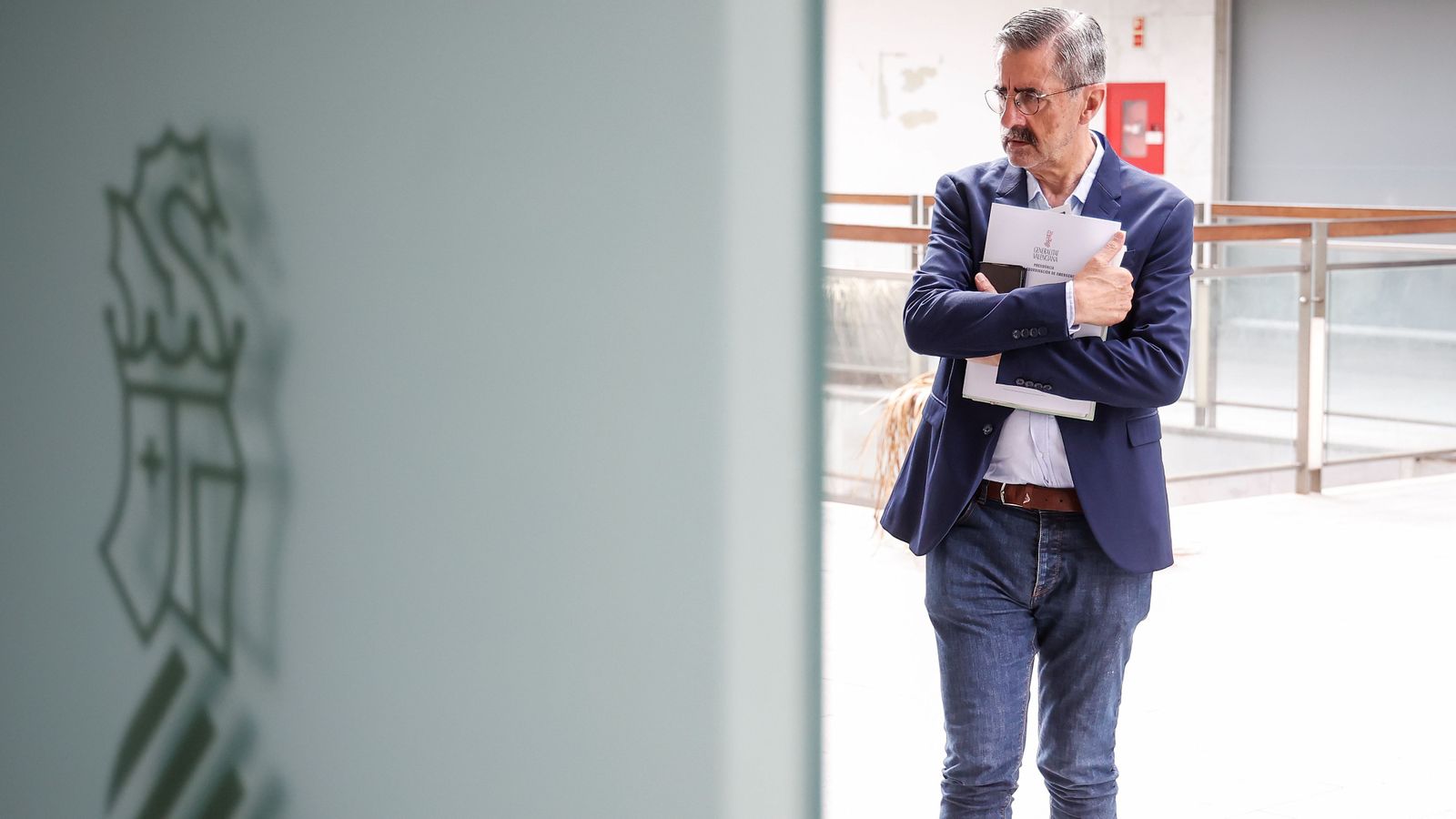 Josep Maria Àngel, en una imatge del 2022, quan tenia responsabilitats en el departament d'Emergències del govern de Ximo Puig