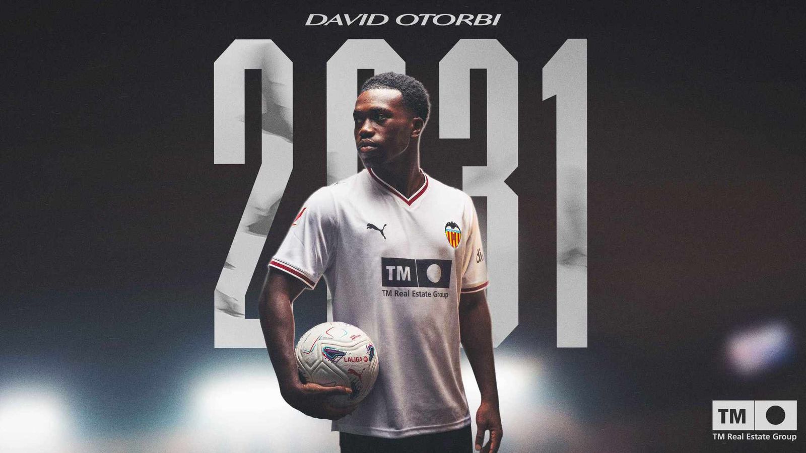 David Otorbi renova amb el València CF fins a 2031