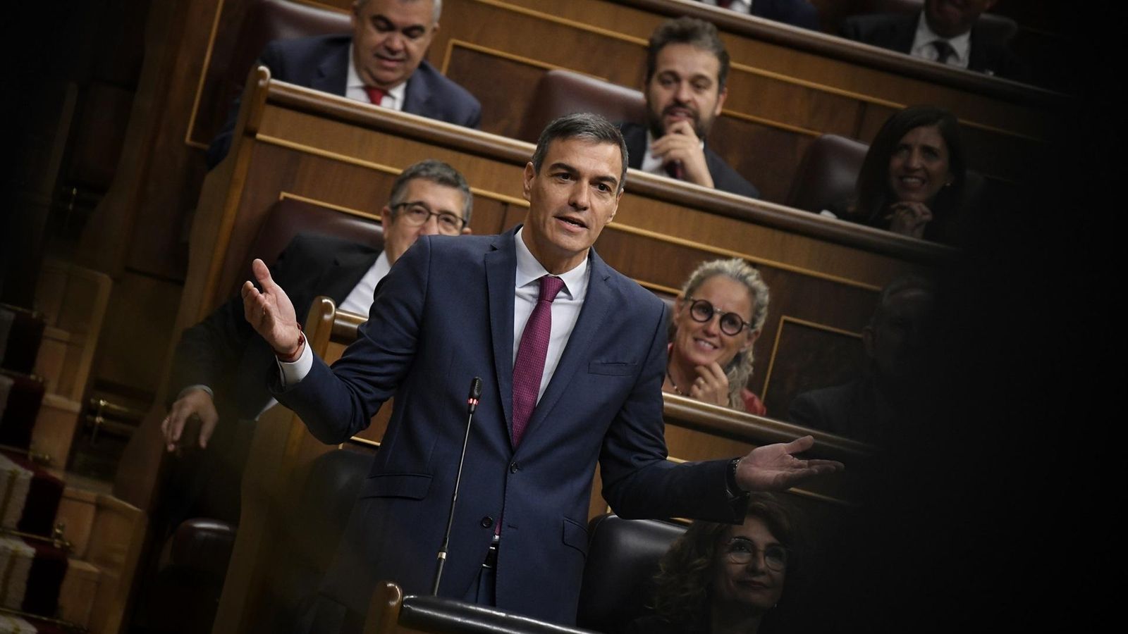 Pedro Sánchez, en una imatge d'arxiu en el Congrés