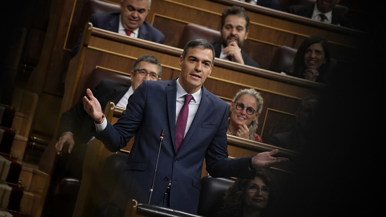 Pedro Sánchez, en una imatge d'arxiu al Congrés Pedro Sánchez, en una imatge d'arxiu en el Congrés