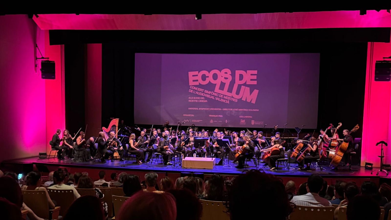 El concert de tancament de la jornada de treball de l'audiovisual valencià