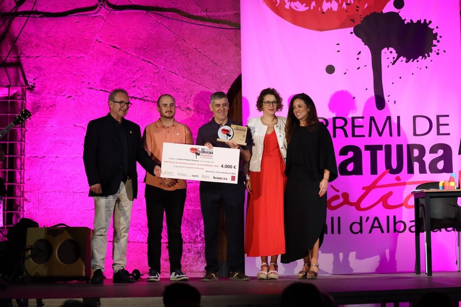 Gala de lliurament del Premi de Literatura Eròtica de la Vall d’Albaida