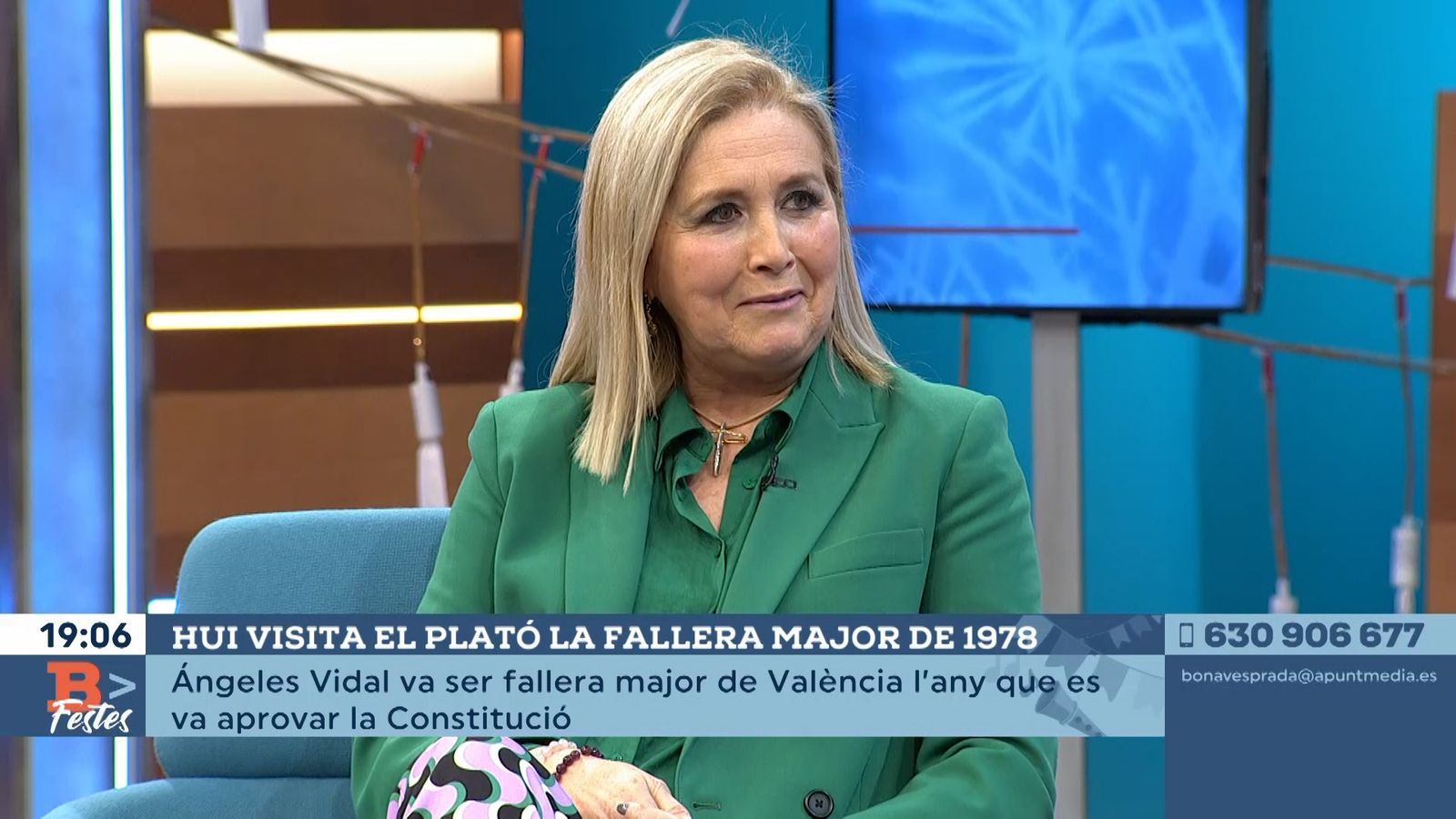 03.03.2022 | Ángeles Vidal, fallera major de València de 1978