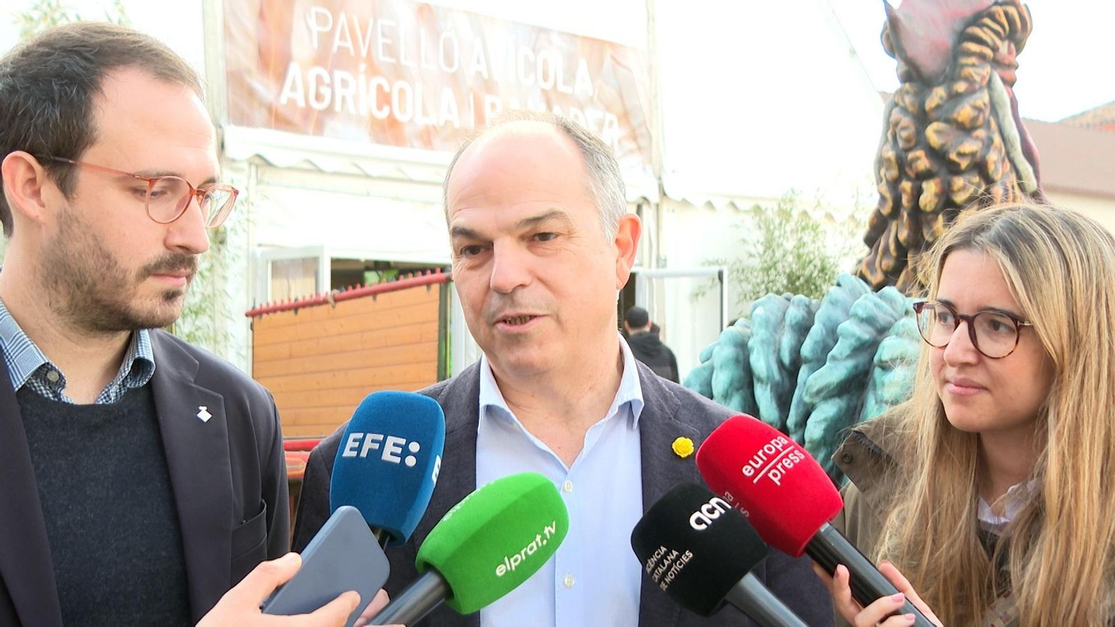 Imatge d'arxiu del secretari general de Junts, Jordi Turull, en roda de premsa Imatge d'arxiu del secretari general de JxCat, Jordi Turull, en roda de premsa