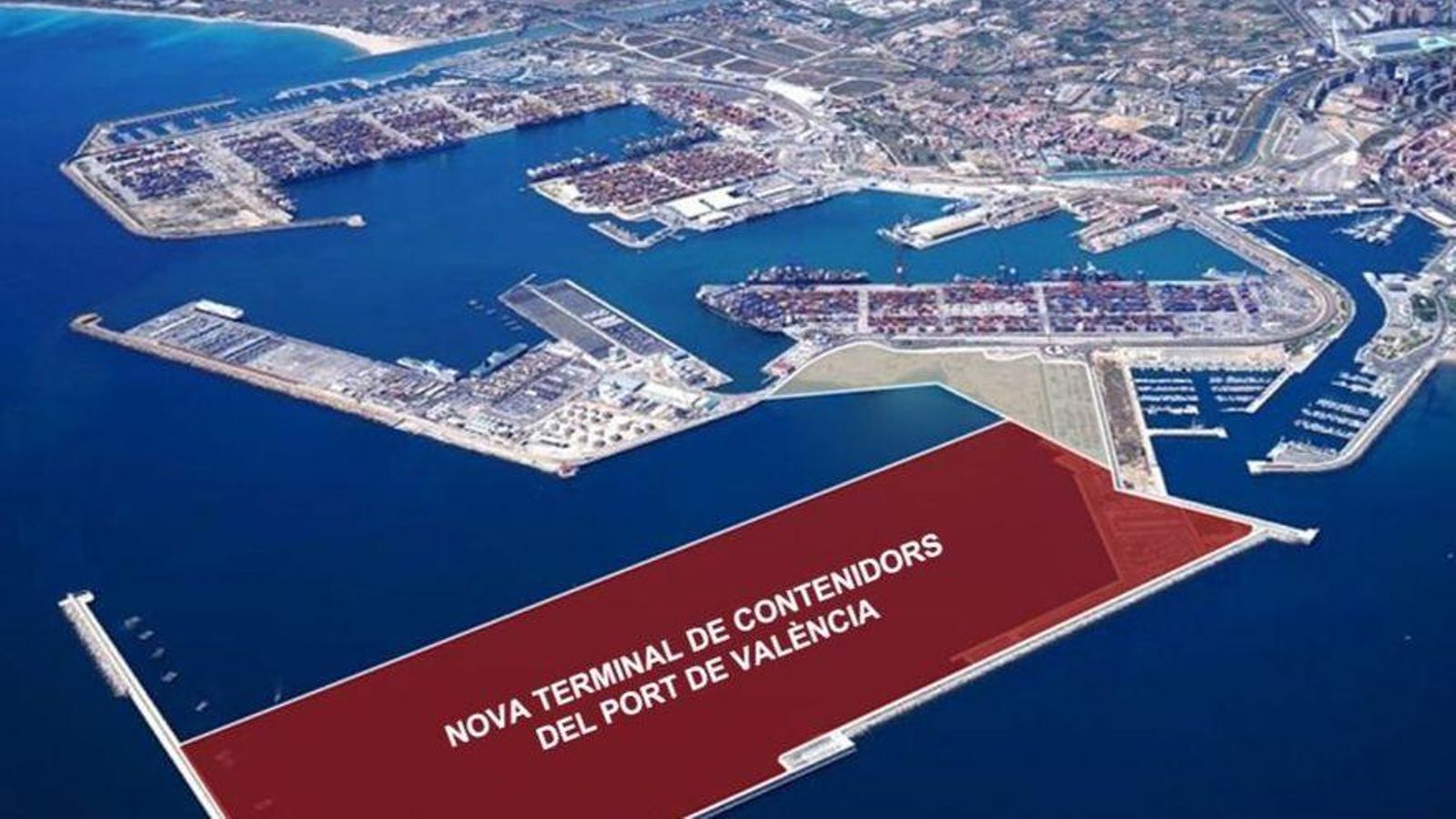 Terminal projectada al port de València