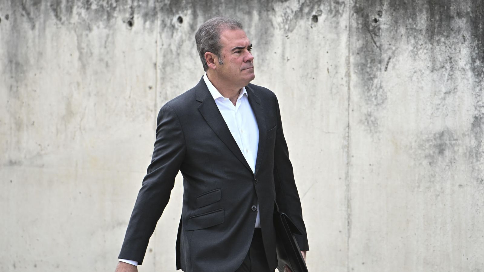 L'empresari Javier Pérez Dolset a l'entrada de l'Audiència Nacional