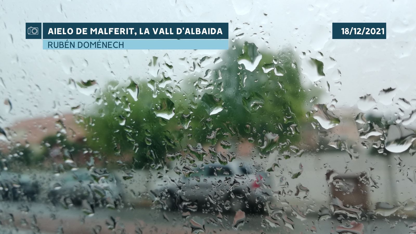 Pluja dèbil a Aielo de Malferit.