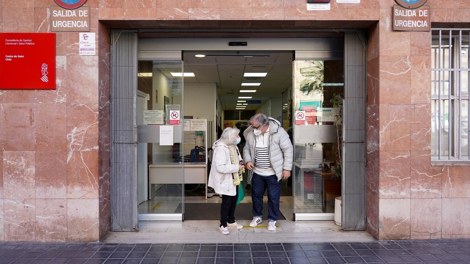 Imatge d'arxiu del centre de salut de Xile, a València