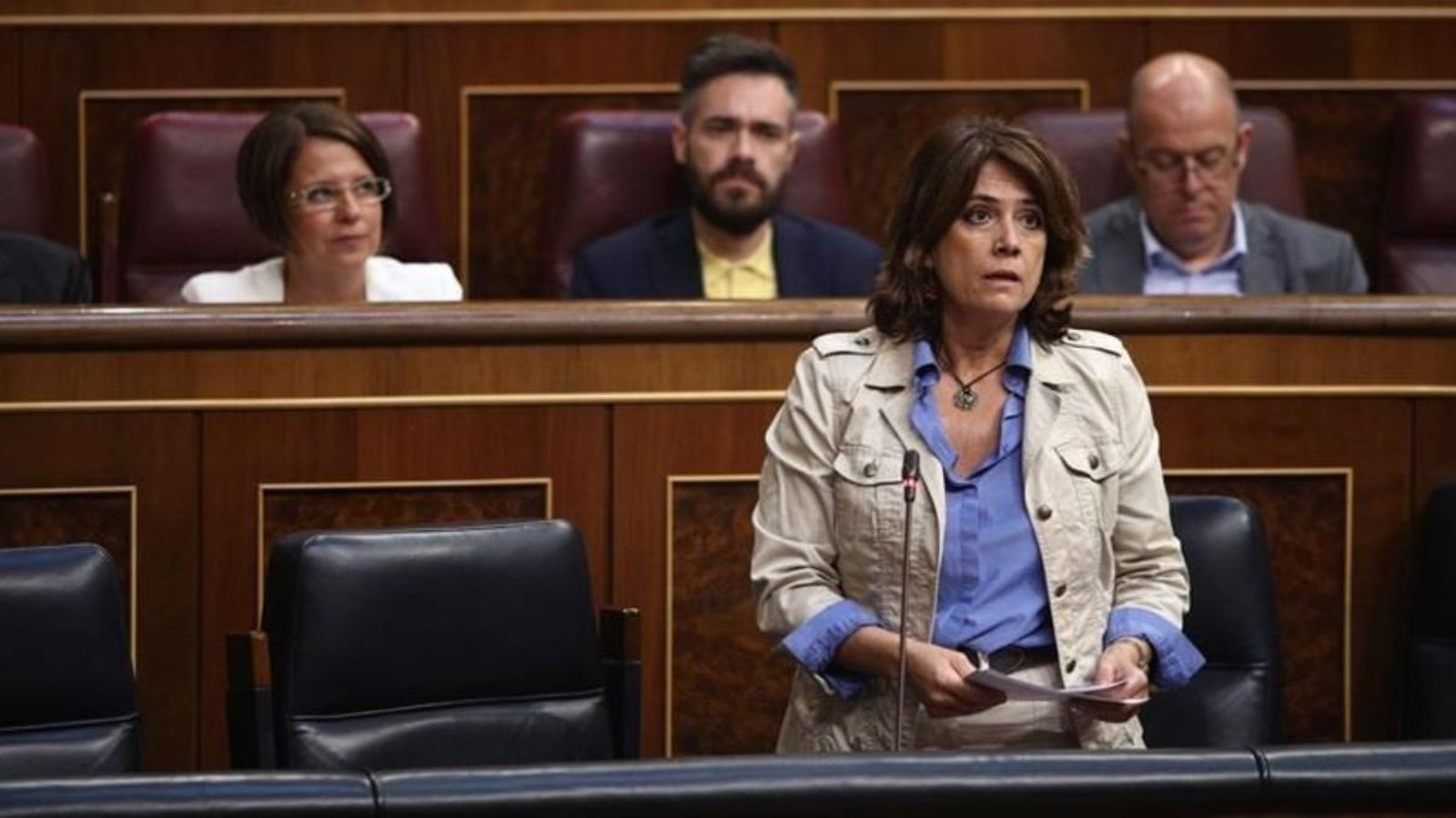 Imatge d’arxiu de Dolores Delgado, ministra de Justícia