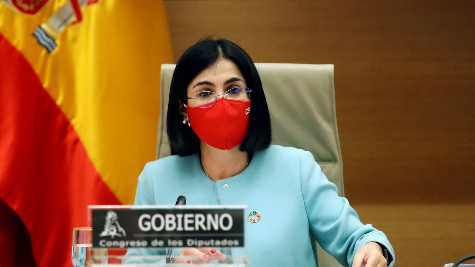 La ministra de Sanitat, Carolina Darias, en una imatge d'arxiu