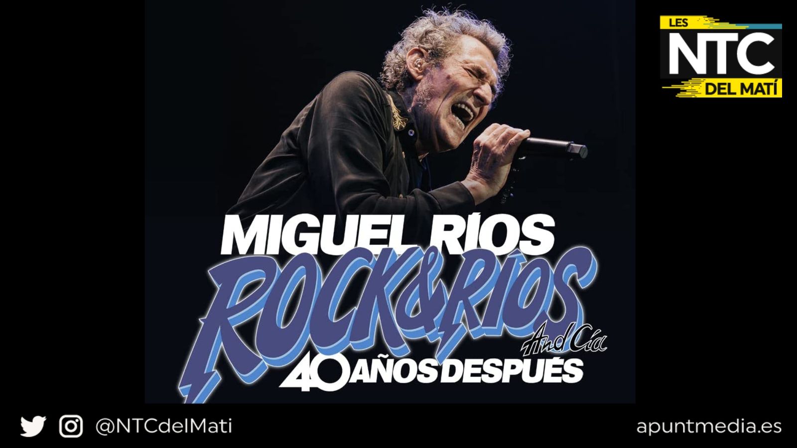 08.09.2023 | Miguel Ríos, la llegenda del rock, fa parada a València en la gira Rock&Ríos