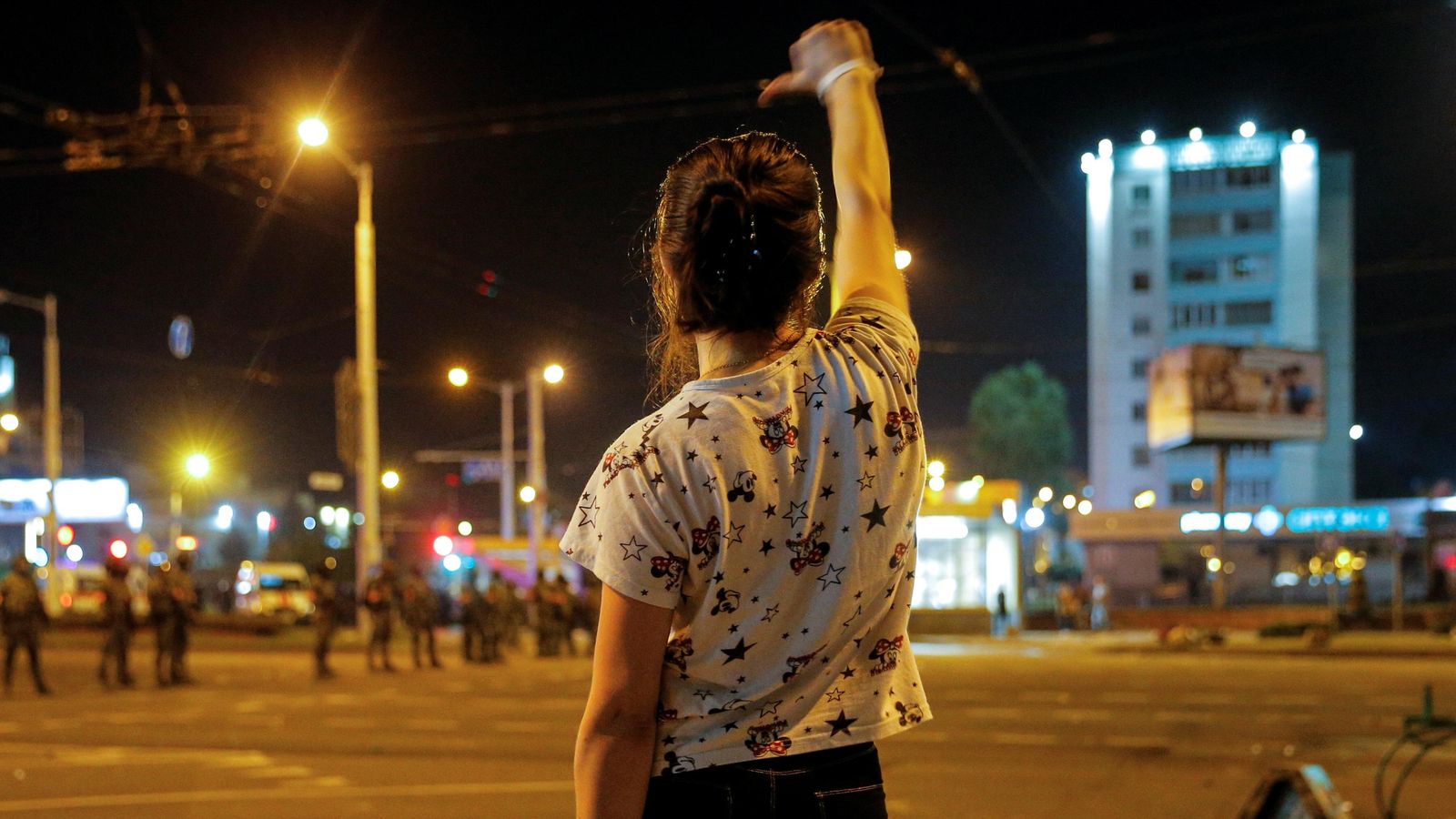 Protestes a Minsk, capital del país