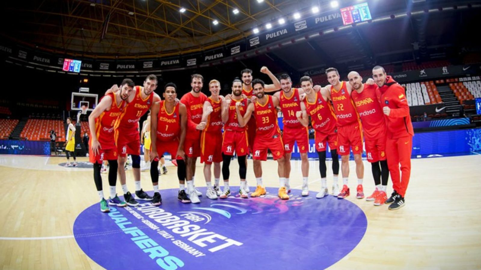 La selecció espanyola, classificada per a l'Eurobasket 2022.