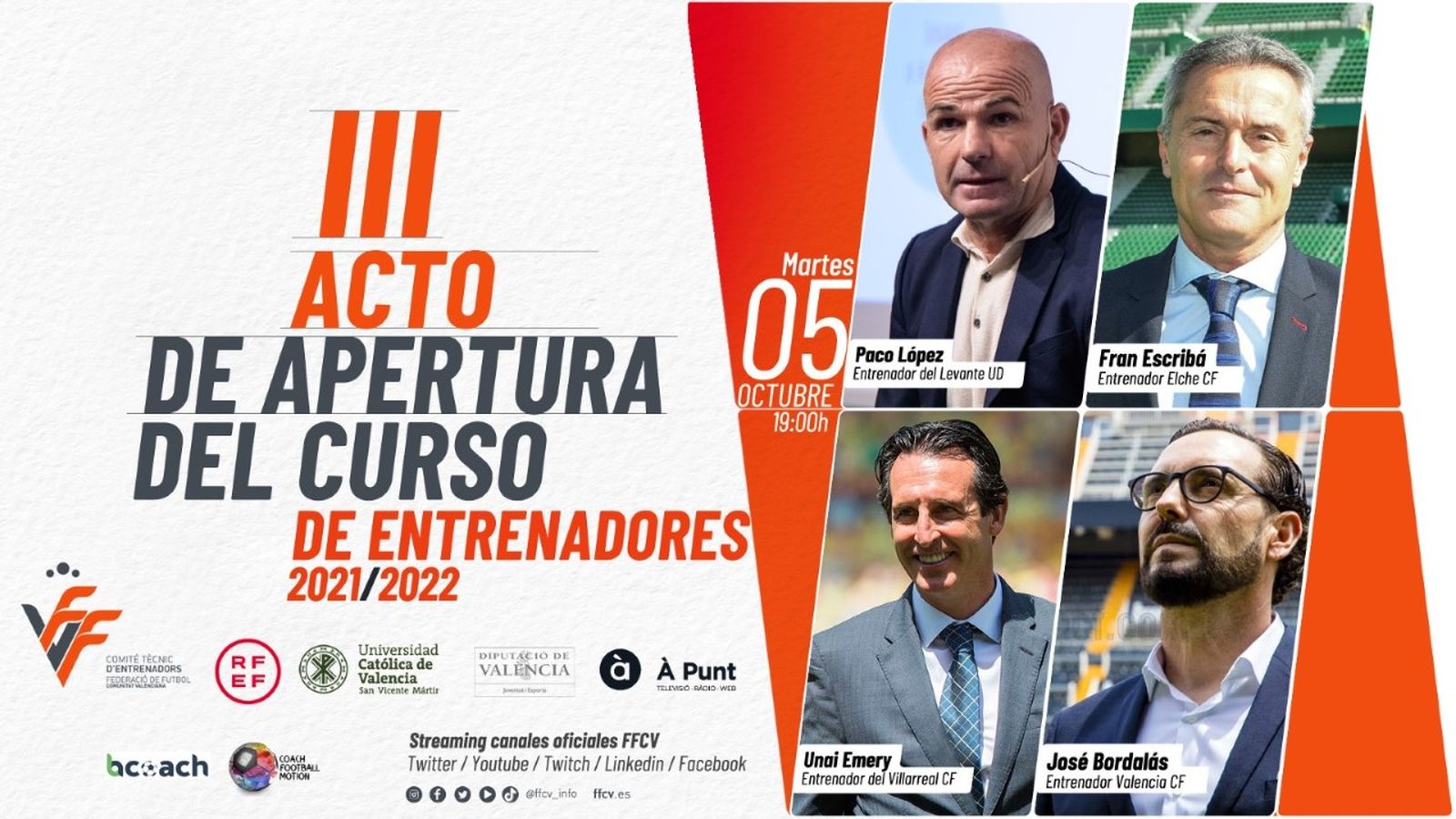 05.10.2021 | Apertura del curs d'entrenadors de futbol