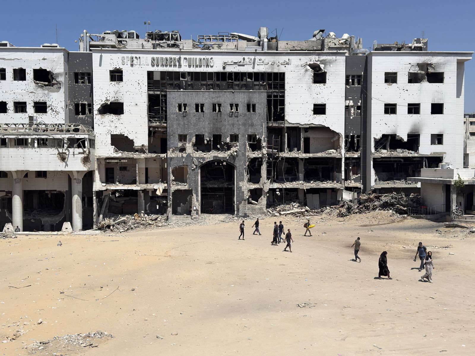 L'Hospital Al-Shifa a Gaza, la demarcació on es concentra la crisi de fam