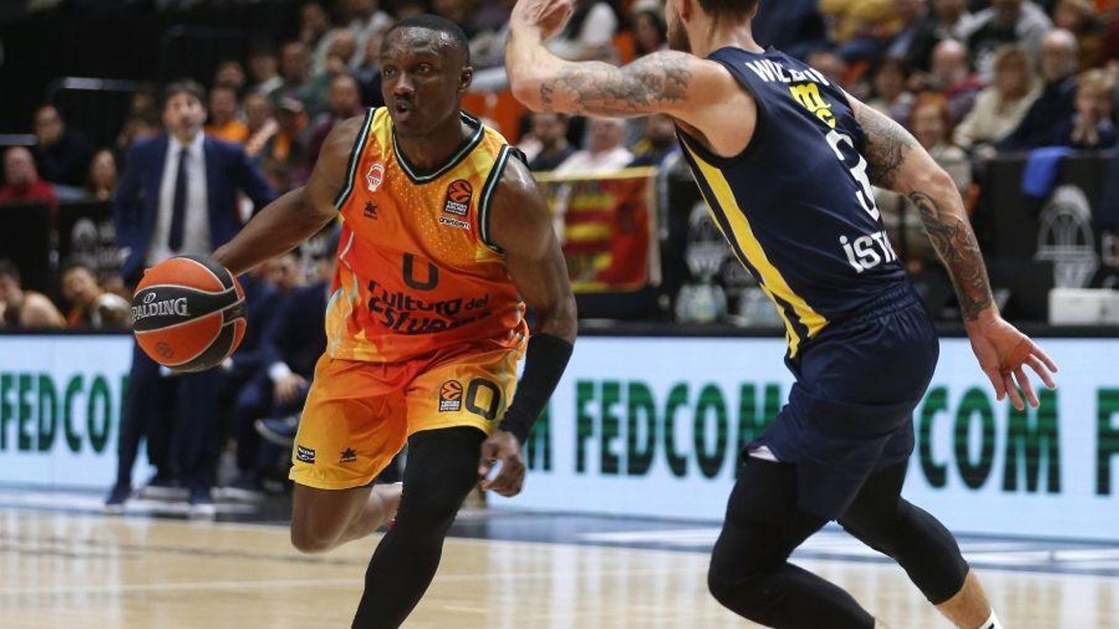 El jugador del València Basket, Jared Harper