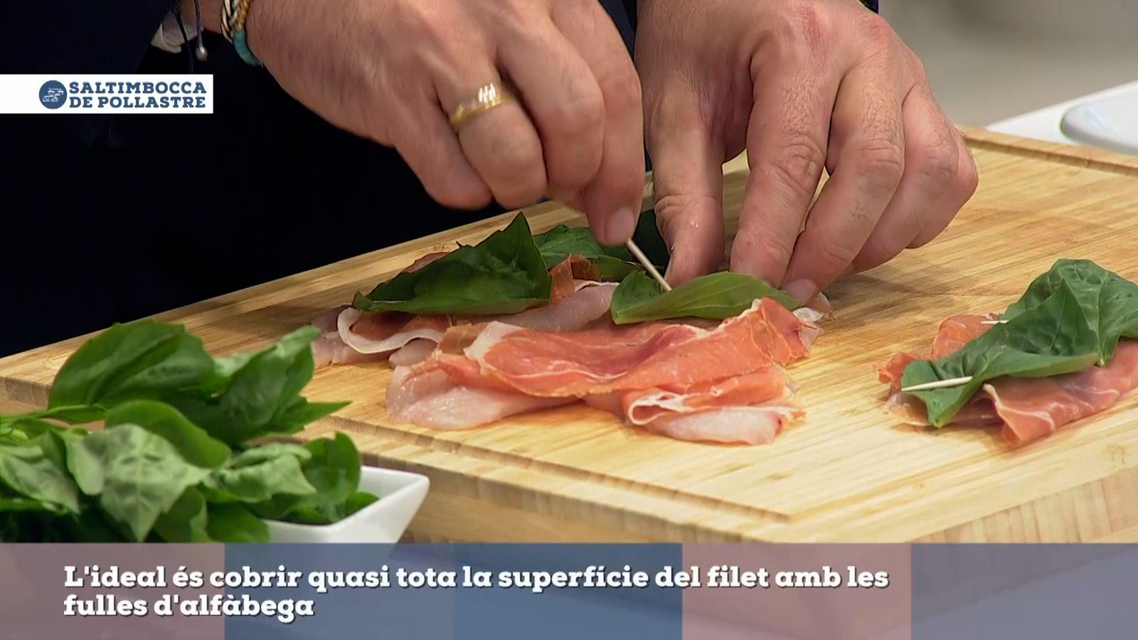 08.11.2021 | Preparem saltimbocca de pollastre