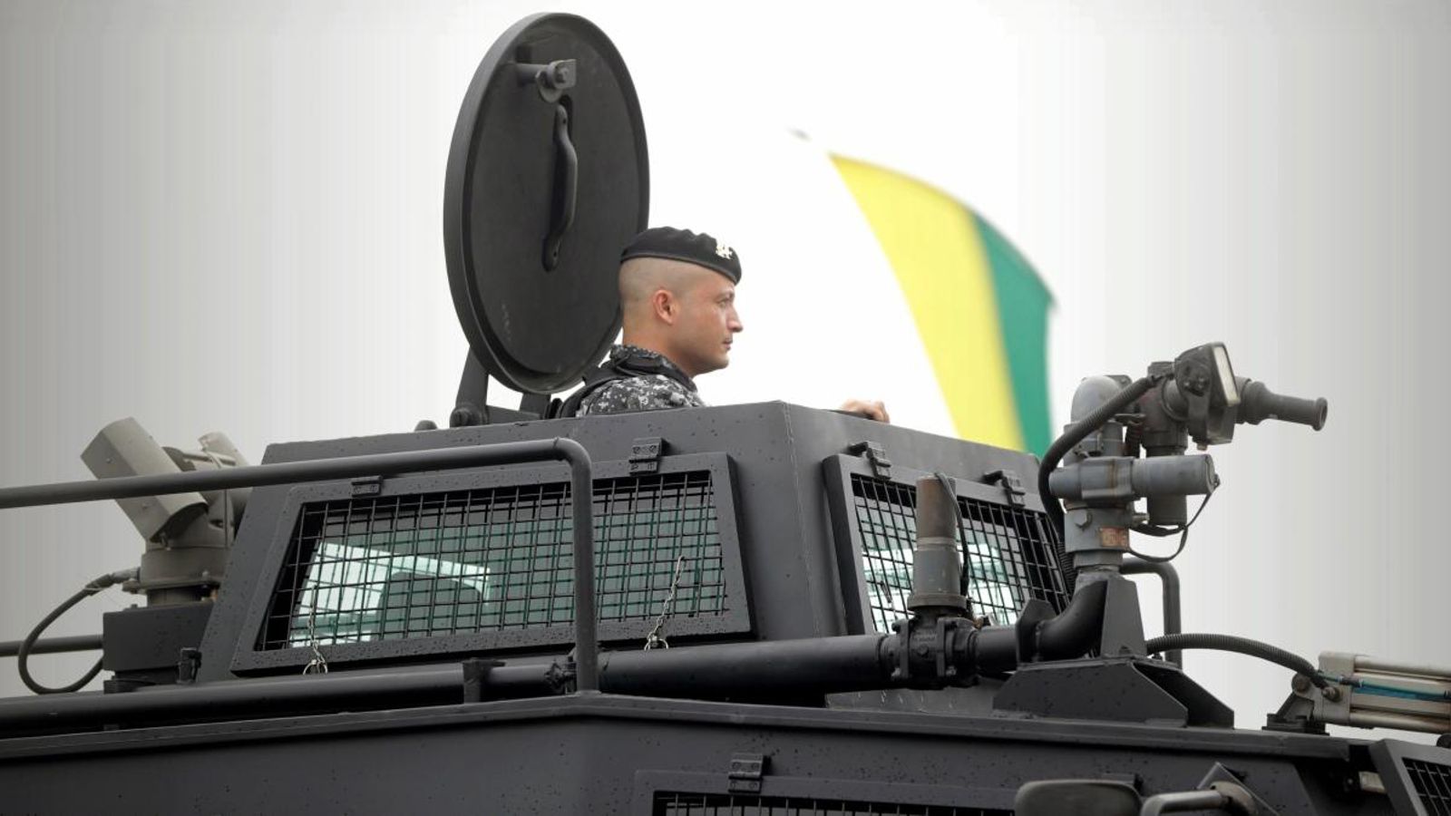 Un dels efectius desplegats a Brasília