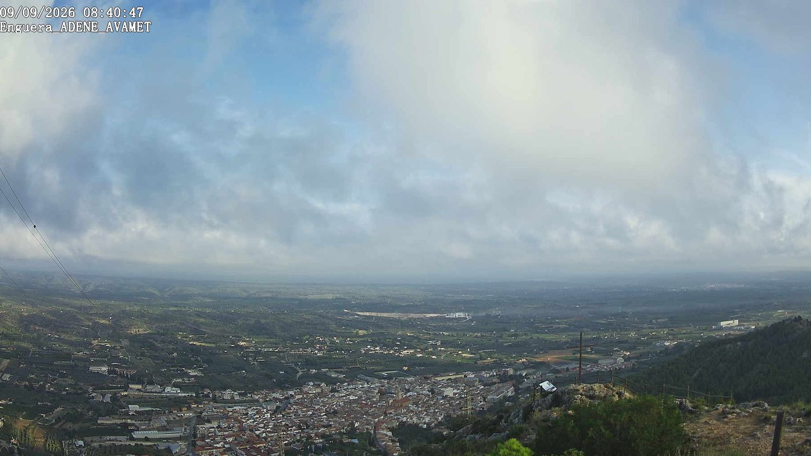 Vista d'Énguera este dimecres