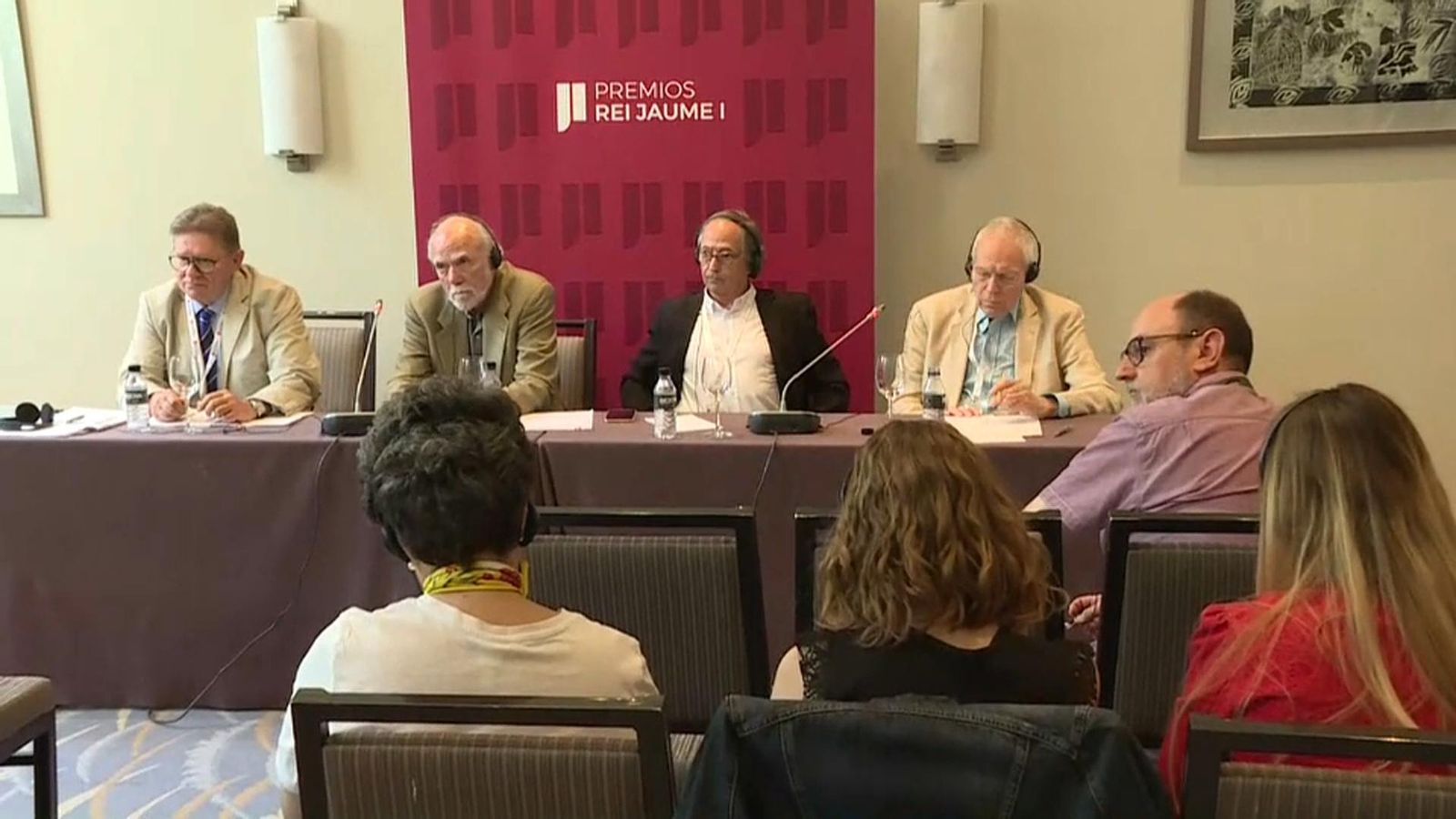 Roda de premsa del jurat dels Premis Rei Jaume, aquest dilluns