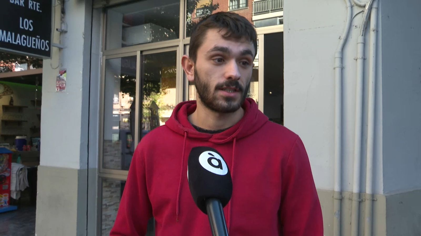 Alfred Soler, el jove agredit el passat diumenge a València