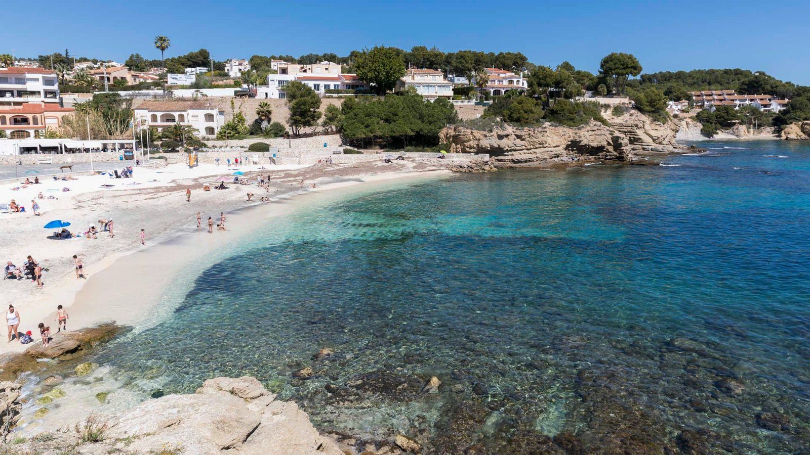 Imatge d'arxiu de la cala de la Fustera Imatge d'arxiu de la cala Fustera