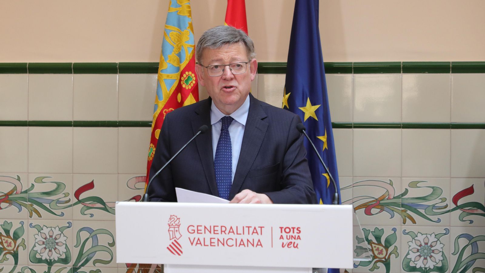 El president de la Generalitat, Ximo Puig, aquest dimecres