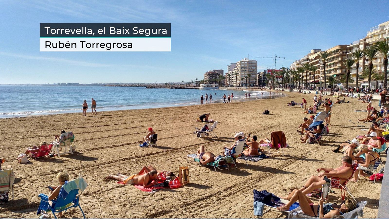 La costa de Torrevella el passat mes de novembre