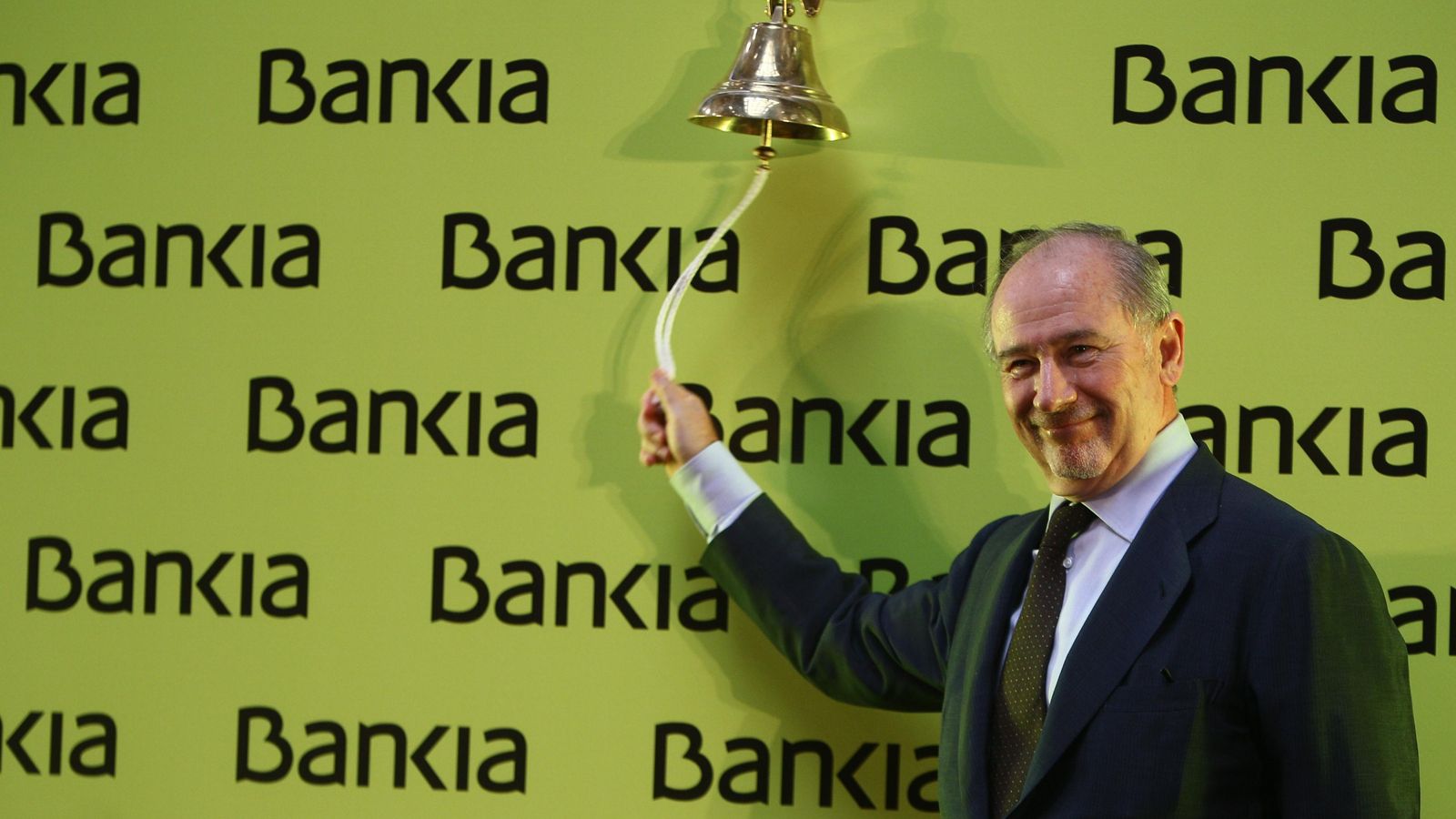 L'expresident de Bankia, Rodrigo Rato, en l'eixida a borsa de l'entitat