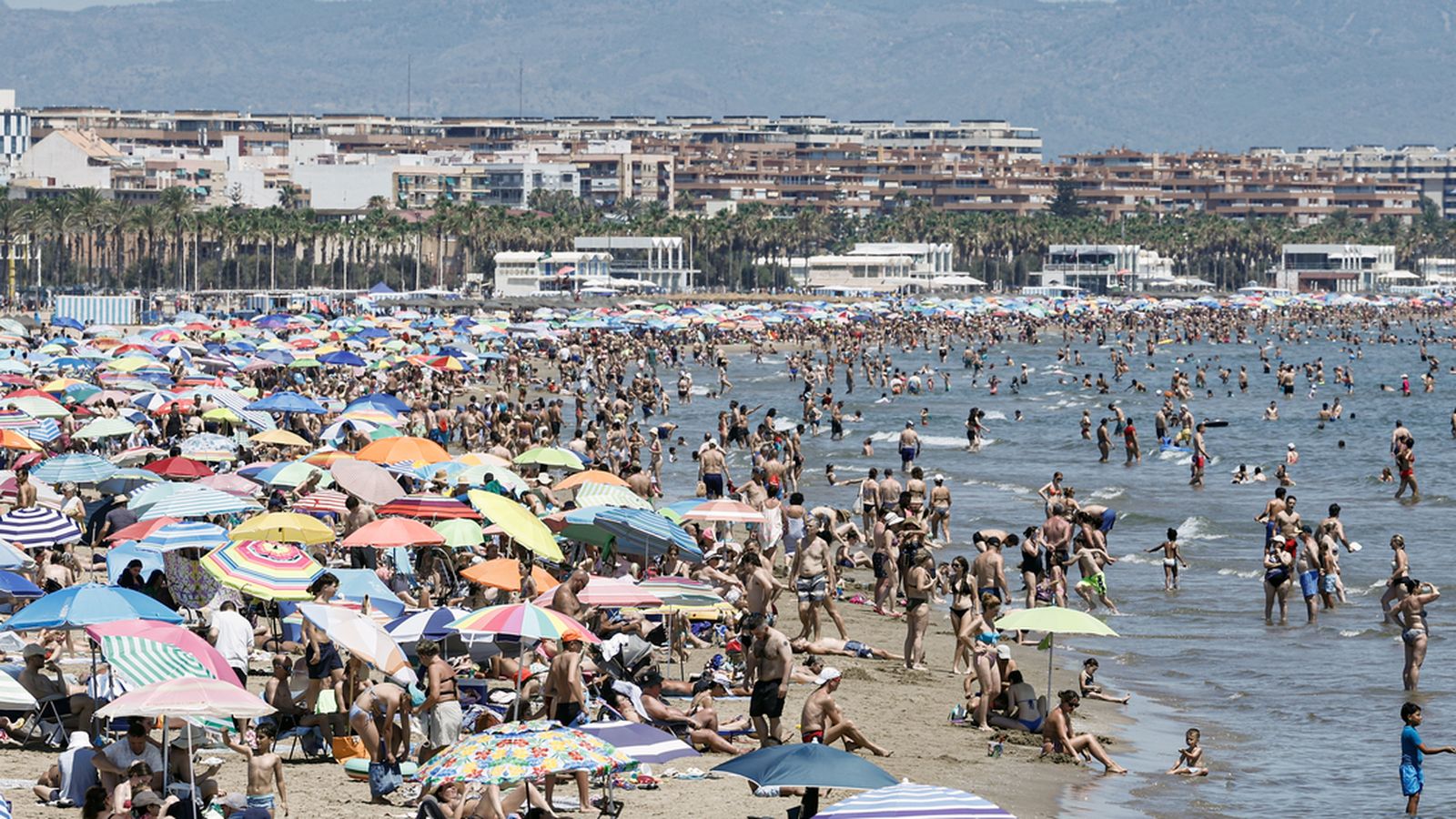 Les platges de la Malva-rosa i el Cabanyal, este diumenge