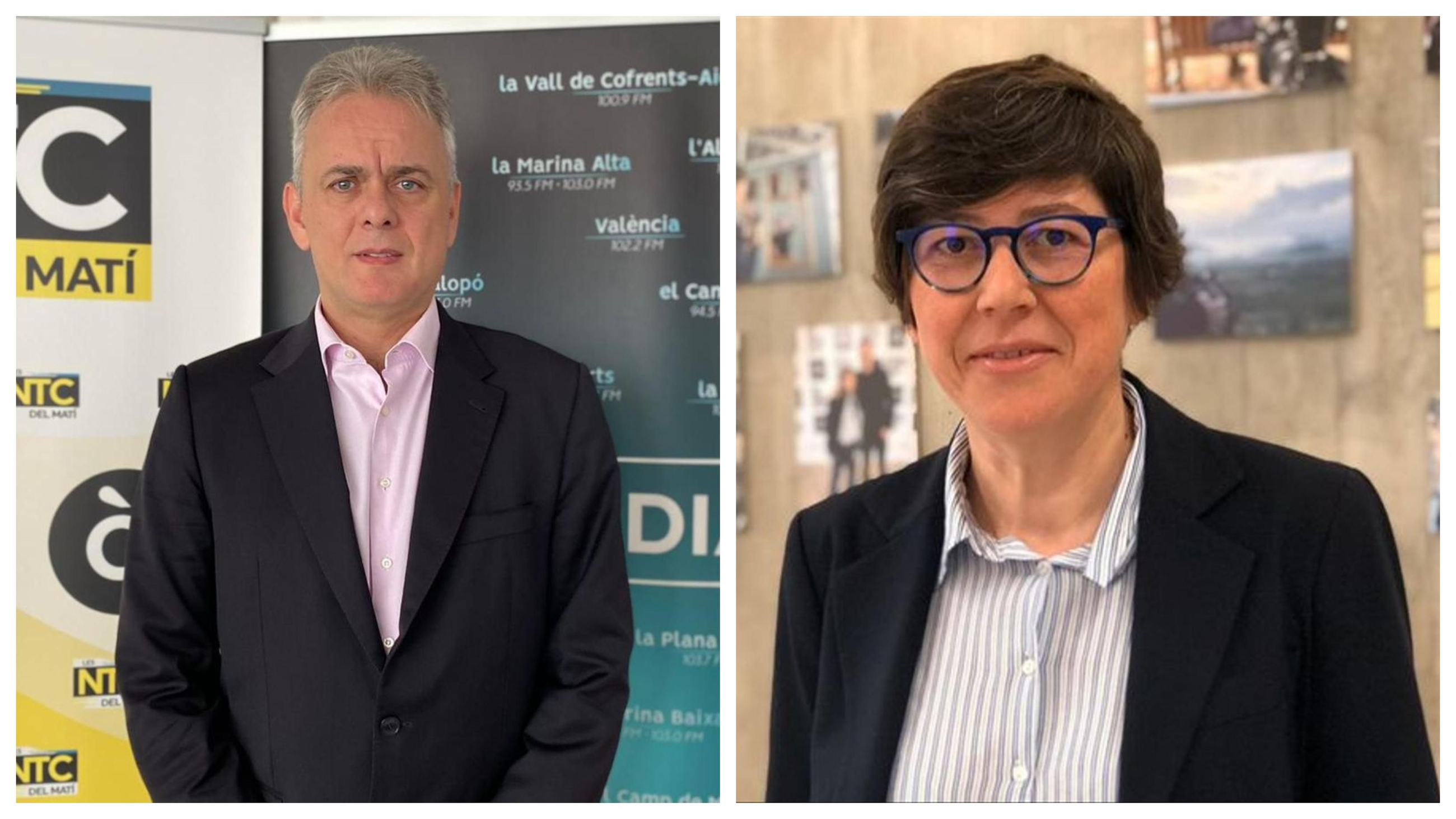 Héctor Illueca i Pilar Lima, candidats a la Generalitat Valenciana i l'Ajuntament de València, respectivament Héctor Illueca i Pilar Lima, candidats a la Generalitat Valenciana i l'Ajuntament de València, respectivament