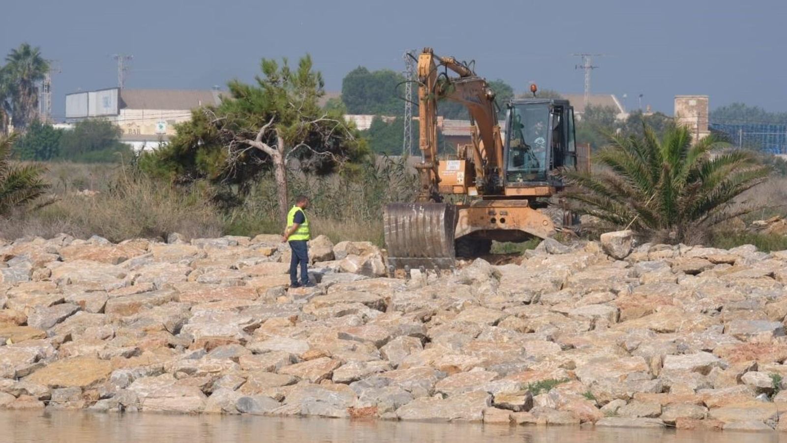 Treballs de la Confederació Hidrogràfica del Segura, en una imatge d’arxiu