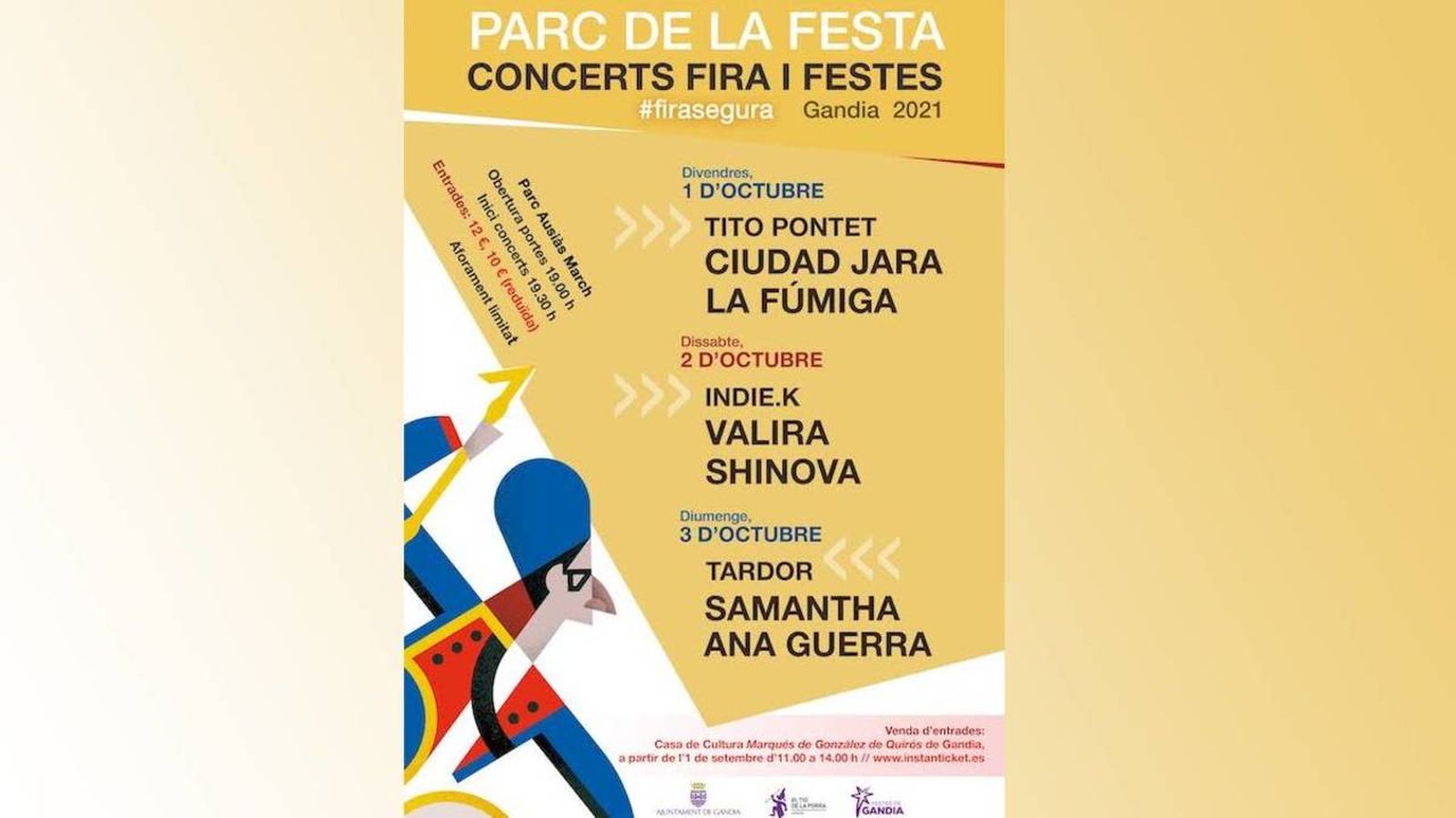 01.10.2021 | Fira de Gandia, FeCStival, homenatge a Lluís Miquel i “Vida de DJ”
